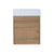 18'' Floating Bathroom Vanity with White Resin Sink & Soft-Close Door color: Imitative Oak