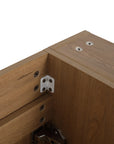 Aspen Ridge Series 30" Bathroom Vanity with Black Ceramic Sink, Double Doors & Adjustable Shelves
