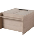 Top-back structure view of 24" 24in bathroom vanity, showing sturdy construction and rear support panel | Ace Decor