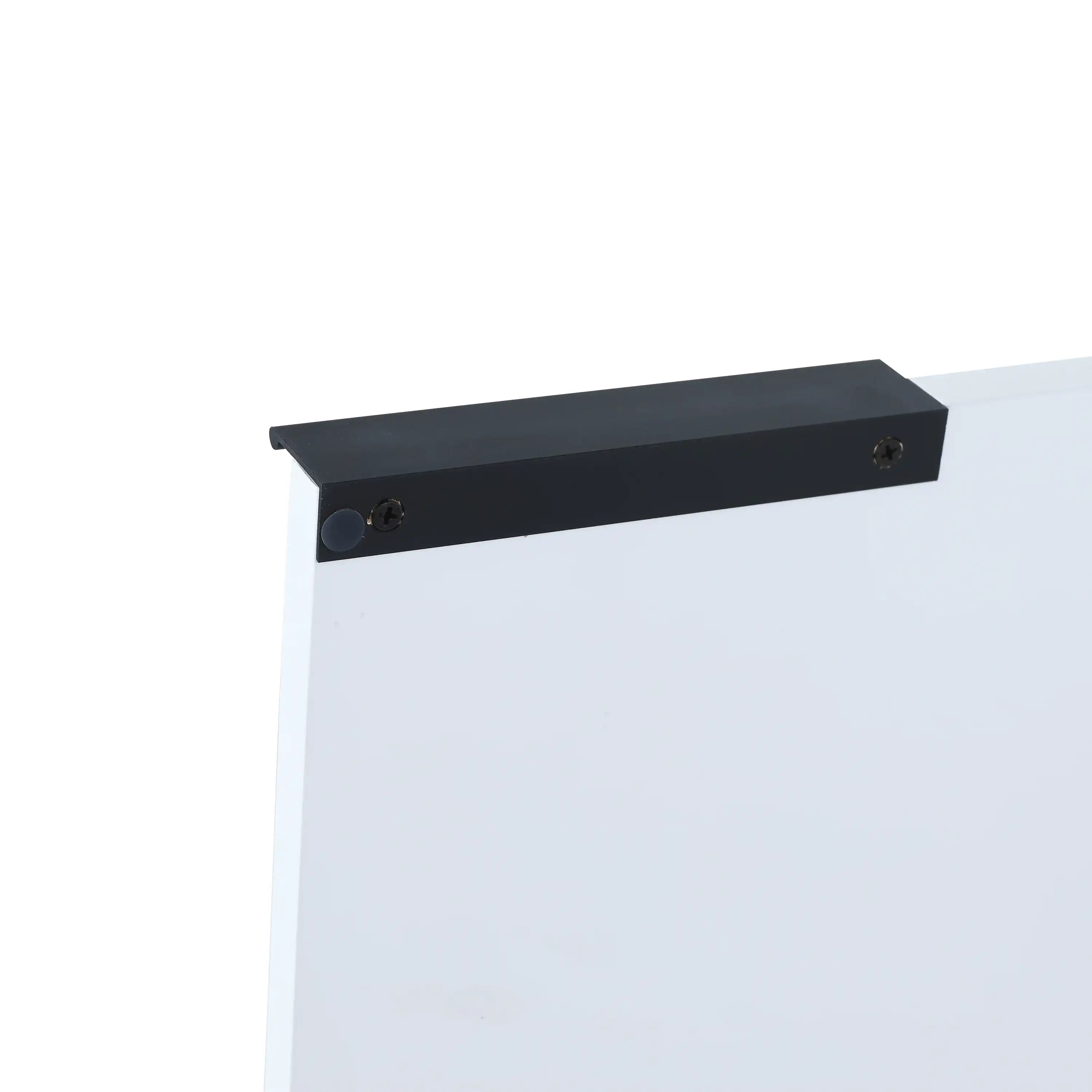 22” White Wall-Mounted Floating Bathroom Vanity Sink - 1 Storage Space & Side Faucet