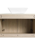 Oakline Vessel Series 30" Bathroom Wall-Mounted Vanity with Tapered Round Vessel Sink