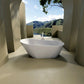 Luxurious Freestanding Acrylic Bathtub - Modern Design, Ultimate Comfort, and Efficient Drainage color: White