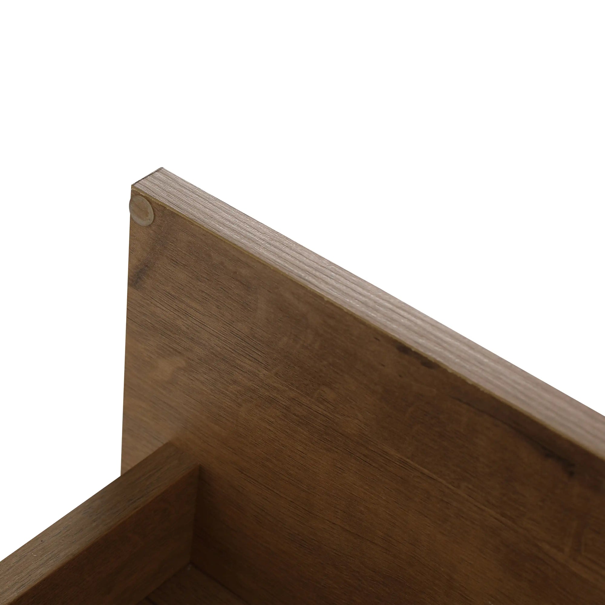 Close-up detail of 30" oak bathroom vanity panel with clean wood grain finish | Ace Decor