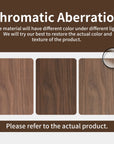 Elmcrest Series 36" Wall-Mounted Bathroom Vanity with Sink, Brown Oak, 2 Drawers & Side Storage Shelves