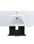 48" Freestanding Bathroom Vanity with Resin Basin color: Navy Blue