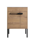 Bathroom Vanity With Sink, Freestanding Bathroom Vanity or Floating is Optional Conversion color: Imitative Oak | size:24 inch