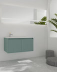 36" sage green floating vanity bathroom 36 inch in modern bathroom | Ace Decor