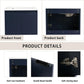 24" Floating Bathroom Vanity with Drop-Shaped Resin Sink – Modern Wall-Mounted Design color: Navy Blue