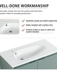36" vanity bathroom 36 inch resin sink workmanship feature graphic | Ace Decor