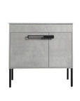 Bathroom Vanity With Sink, Freestanding Bathroom Vanity or Floating is Optional Conversion color: Cement Grey | size:36 inch