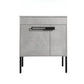 Bathroom Vanity With Sink, Freestanding Bathroom Vanity or Floating is Optional Conversion color: Cement Grey | size:30 inch