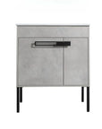 Bathroom Vanity With Sink, Freestanding Bathroom Vanity or Floating is Optional Conversion color: Cement Grey | size:30 inch