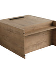 Interior shelf and storage layout of 30 inch vanity with sink, freestanding design, 30" | Ace Decor