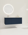 Wall-mounted 48 inches bathroom vanity front view | Ace Decor
