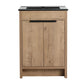 Freestanding Bathroom Vanity with Sink & 2 Soft-Close Doors color: Imitative Oak