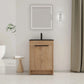 Freestanding Bathroom Vanity with Sink & 2 Soft-Close Doors color: Imitative Oak