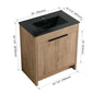 Freestanding Bathroom Vanity with Sink & 2 Soft-Close Doors color: Imitative Oak