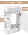 Bathroom Vanity Cabinet with Sink Two-tier Shelf COLOR:white