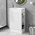 Bathroom Vanity Cabinet with Sink Two-tier Shelf COLOR:white