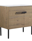 Bathroom Vanity With Sink, Freestanding Bathroom Vanity or Floating is Optional Conversion color: Imitative Oak | size:36 inch