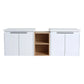 24" Soft Close Bathroom Vanity with Sink - Ideal for Small Spaces size: 60 X 19