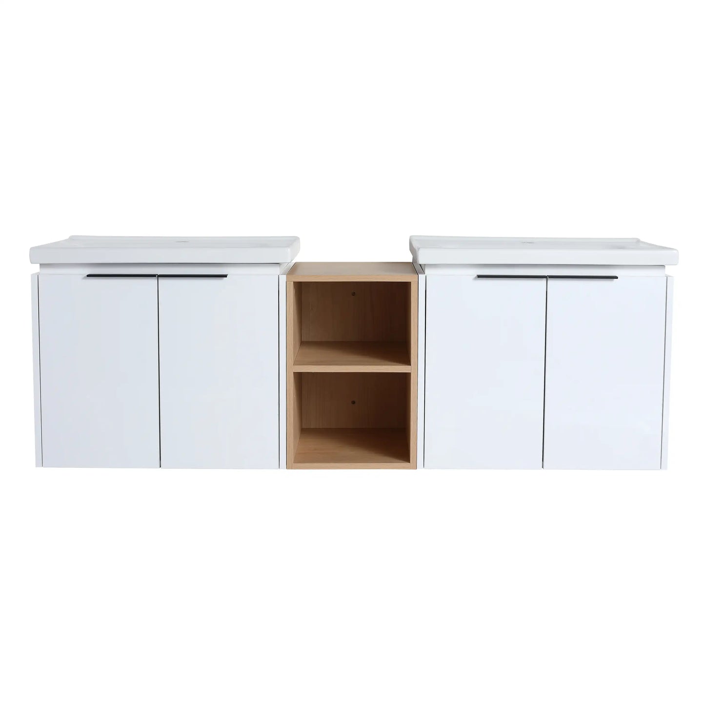 24" Soft Close Bathroom Vanity with Sink - Ideal for Small Spaces size: 60 X 19