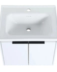 24" Soft Close Bathroom Vanity with Sink - Ideal for Small Spaces size: 24 X 19