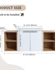 Alto Series 48" Wall Mount Bathroom Vanity with Sink – Modern Floating Design & Soft-Close Doors