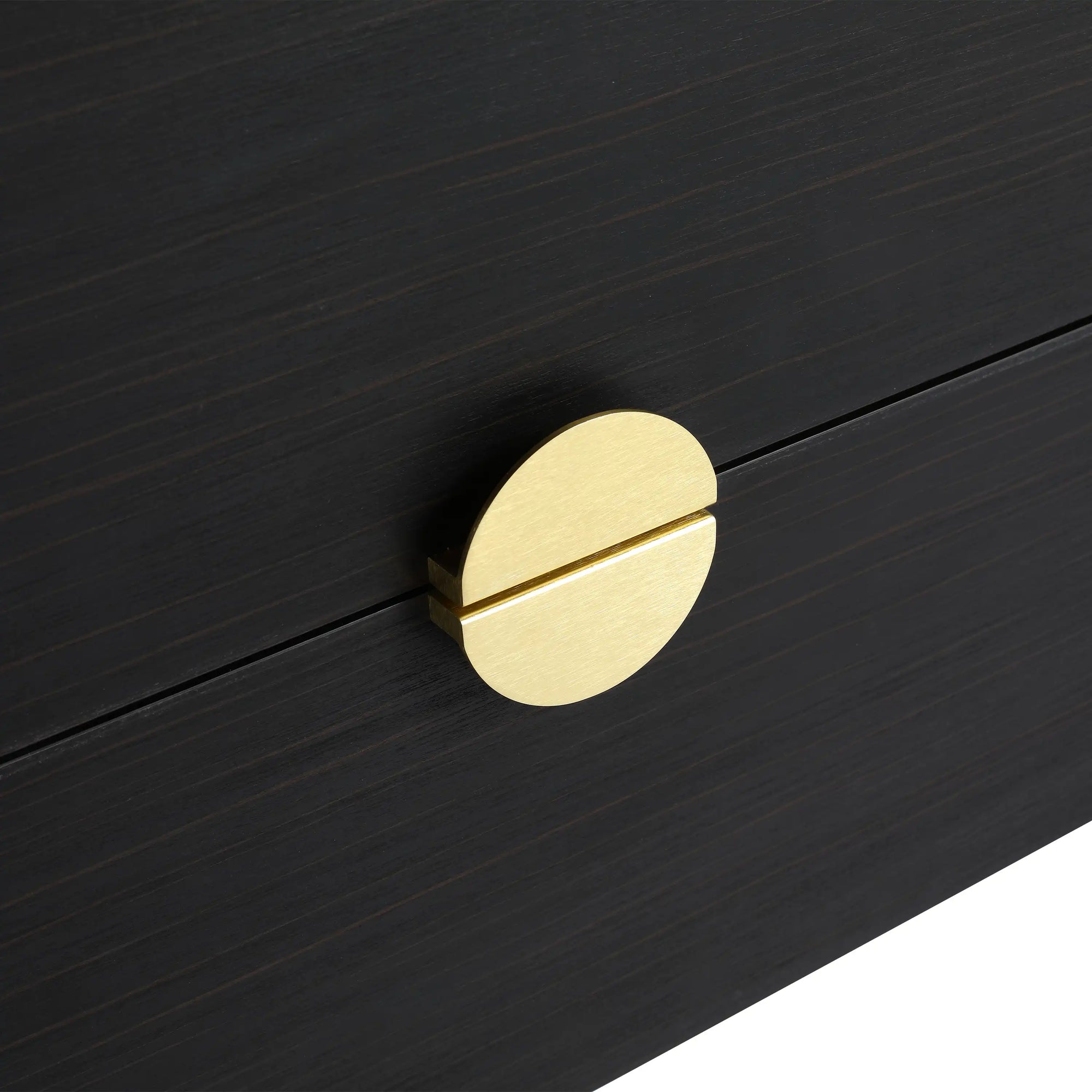 23&quot; Wall-Mounted Bathroom Sink and Vanity with Gold Handle &amp; Storage Drawers