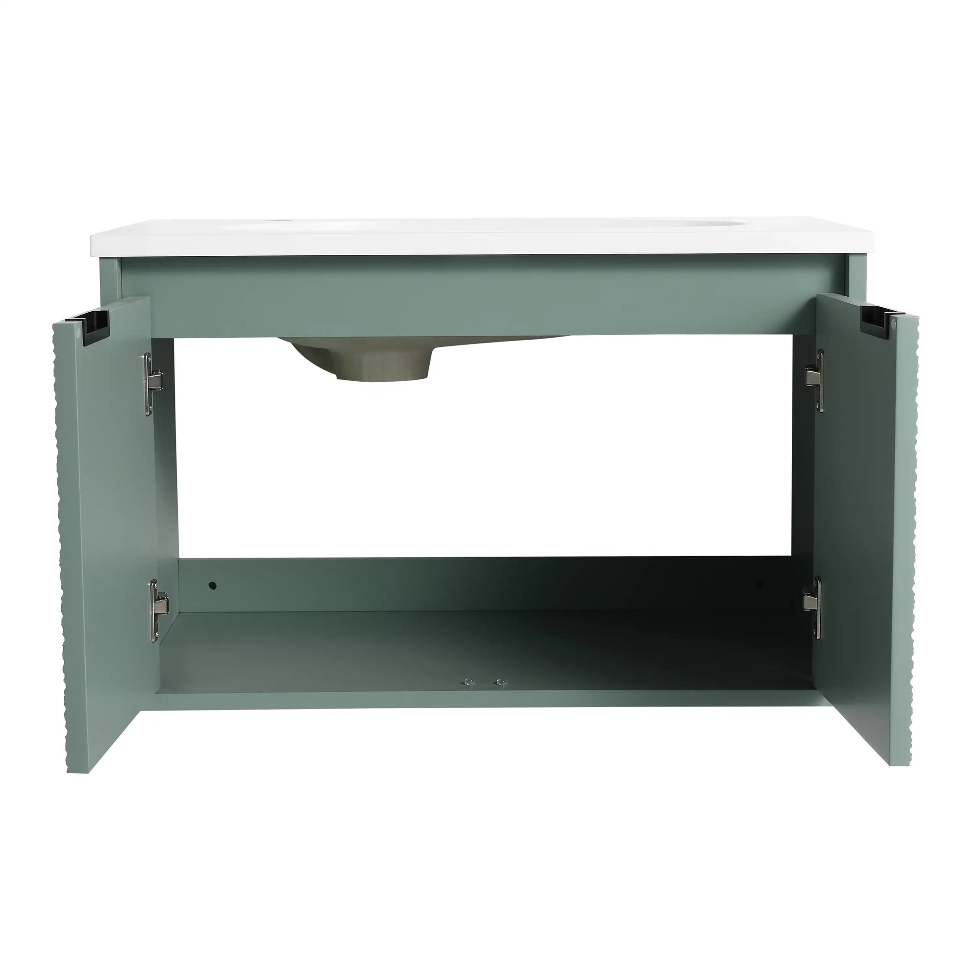 30&quot; Wall-Mounted Bathroom Vanity with Soft-Close Doors – Modern &amp; Space-Saving