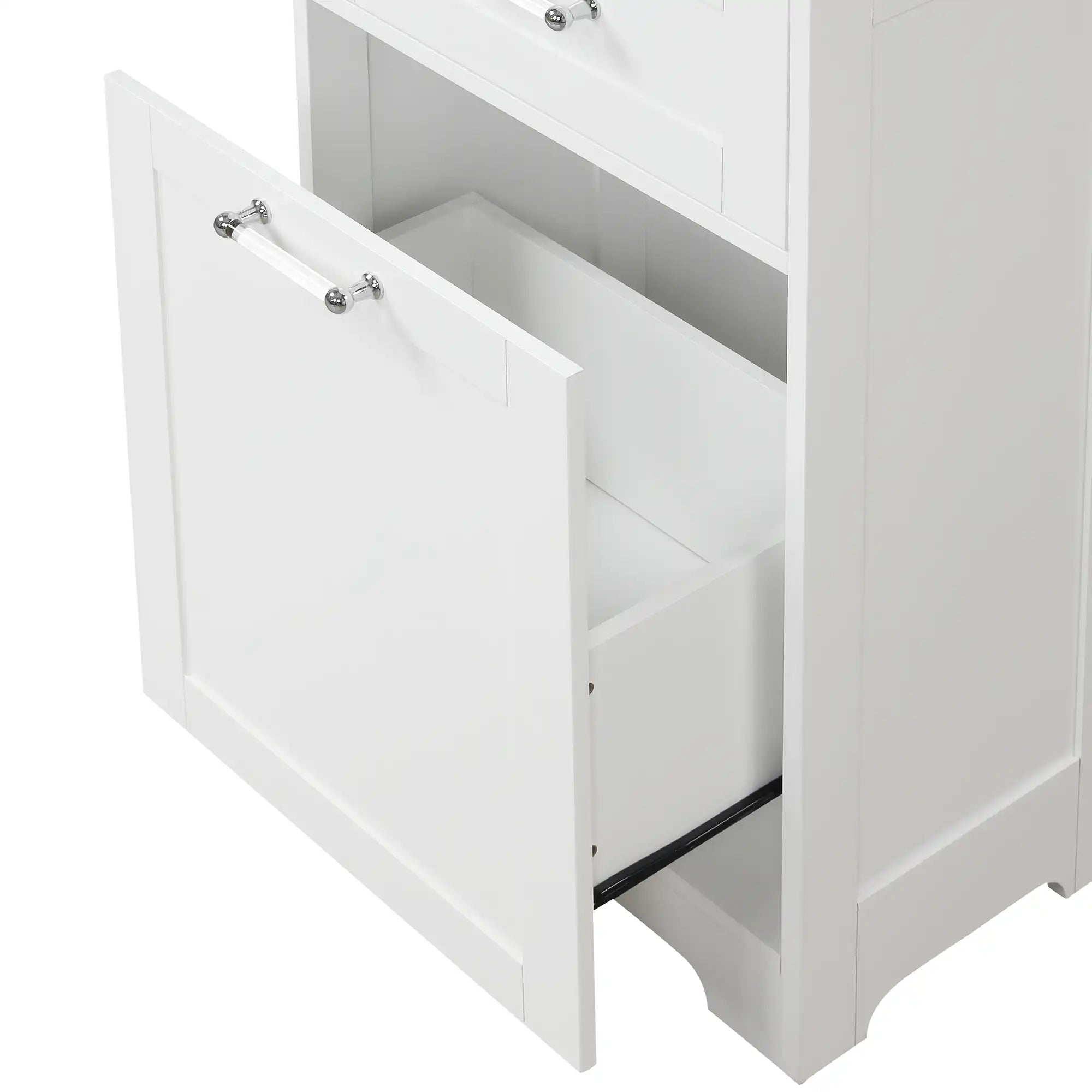Valmor 68.1” Tall Bathroom Storage Cabinet in White