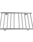 Silver Electric Heated Towel Rack - Wall-Mounted Towel Warmer with 10 Stainless Steel Bars color: Silver