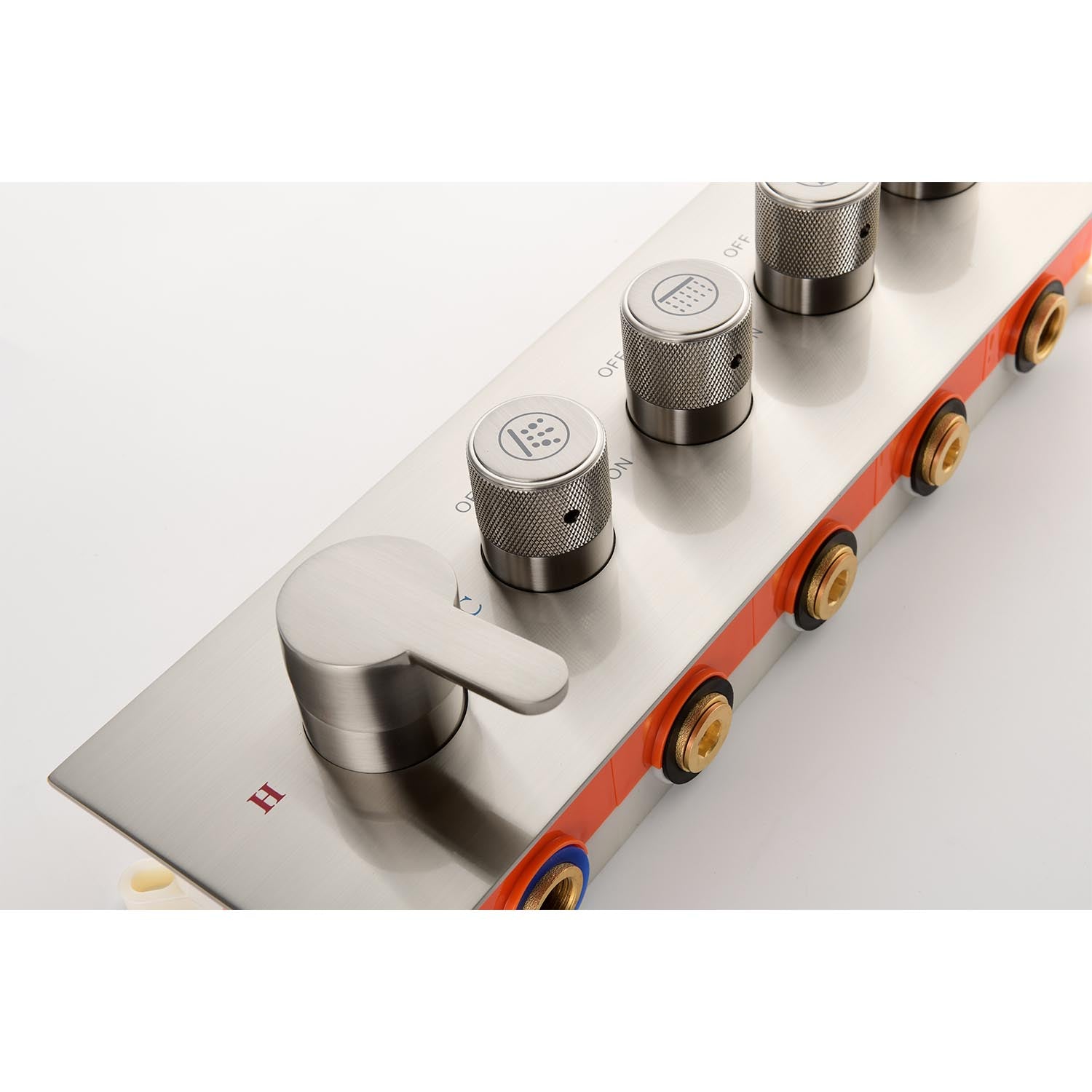 Cascade 3-Body Spray Rain Shower with Handheld - Brushed Nickel