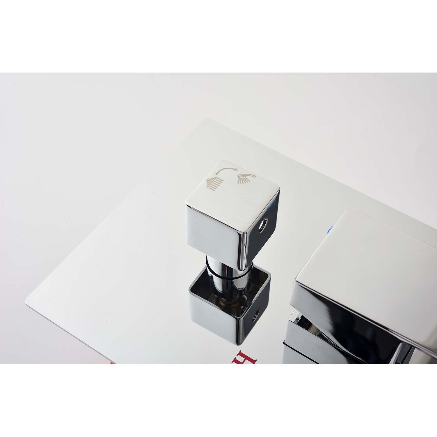 Eclipse Series 12&quot; Wall-Mounted Rain Shower Head - Chrome Finish