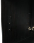 28" freestanding bathroom vanity with sink adjustable shelf peg detail | Ace Decor