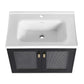 28" Wall-Mounted Bathroom Vanity with Sink - Ideal for Small Spaces size: 28 X 19 | installation: Wall-mounted