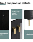 28" freestanding bathroom vanity with sink product details feature graphic | Ace Decor