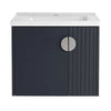 24" Bathroom Vanity with Sink - Compact Design with Soft Close Door for Small Spaces color: Black | size: 24 X 19