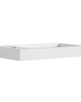 20 inch bathroom vanity with sink integrated white resin basin detail | Ace Decor