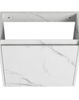 20 inch bathroom vanity with sink top frame and cabinet structure view | Ace Decor