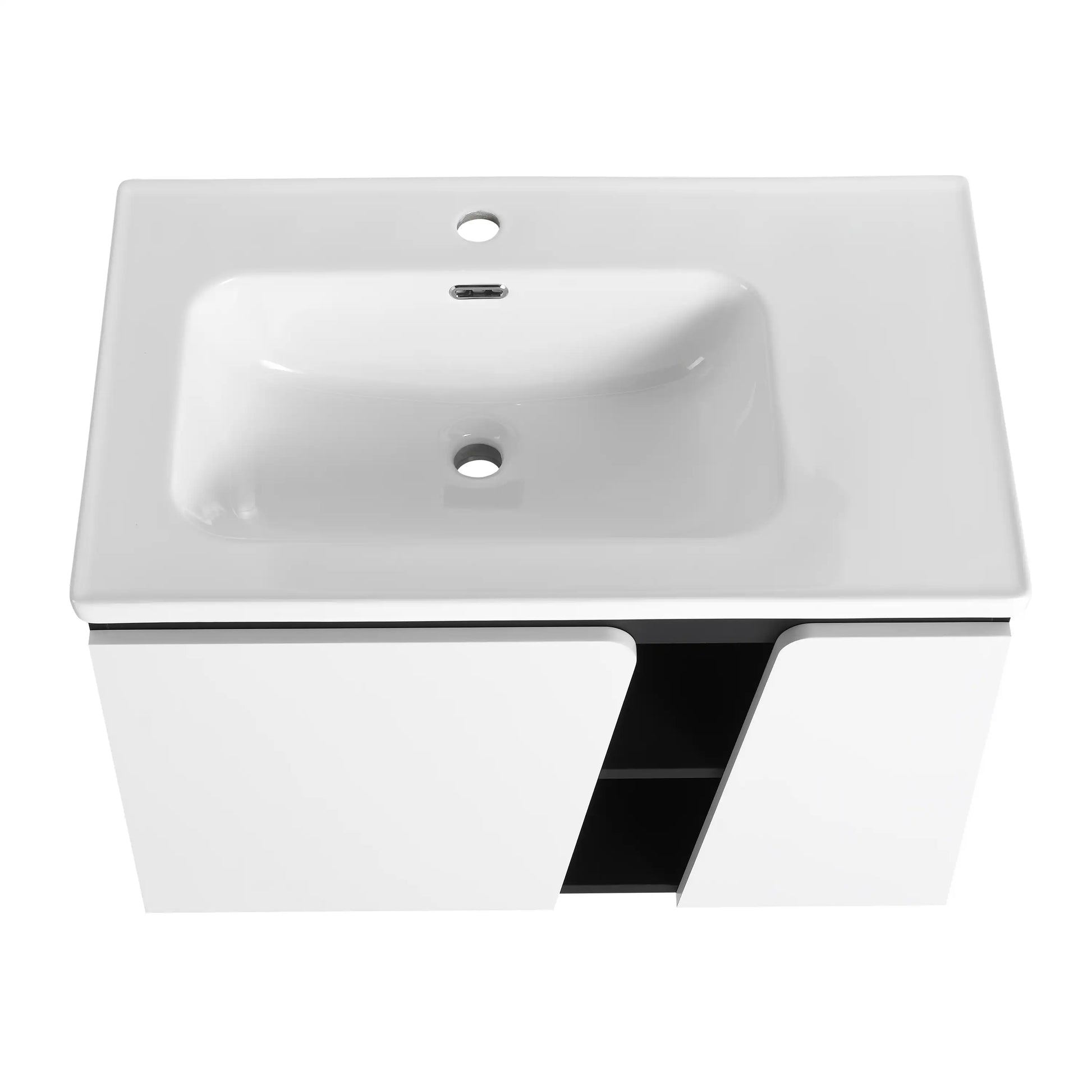 32" Floating Wall-Mounted Bathroom Vanity with Single Sink & Soft-Close Cabinet Door size: 32 X 20