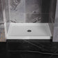 Rectangle Shower Base Pan 4-wall Alcove color:White