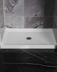 Rectangle Shower Base Pan 4-wall Alcove color:White