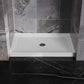 Rectangle Shower Base Pan 4-wall Alcove color:White