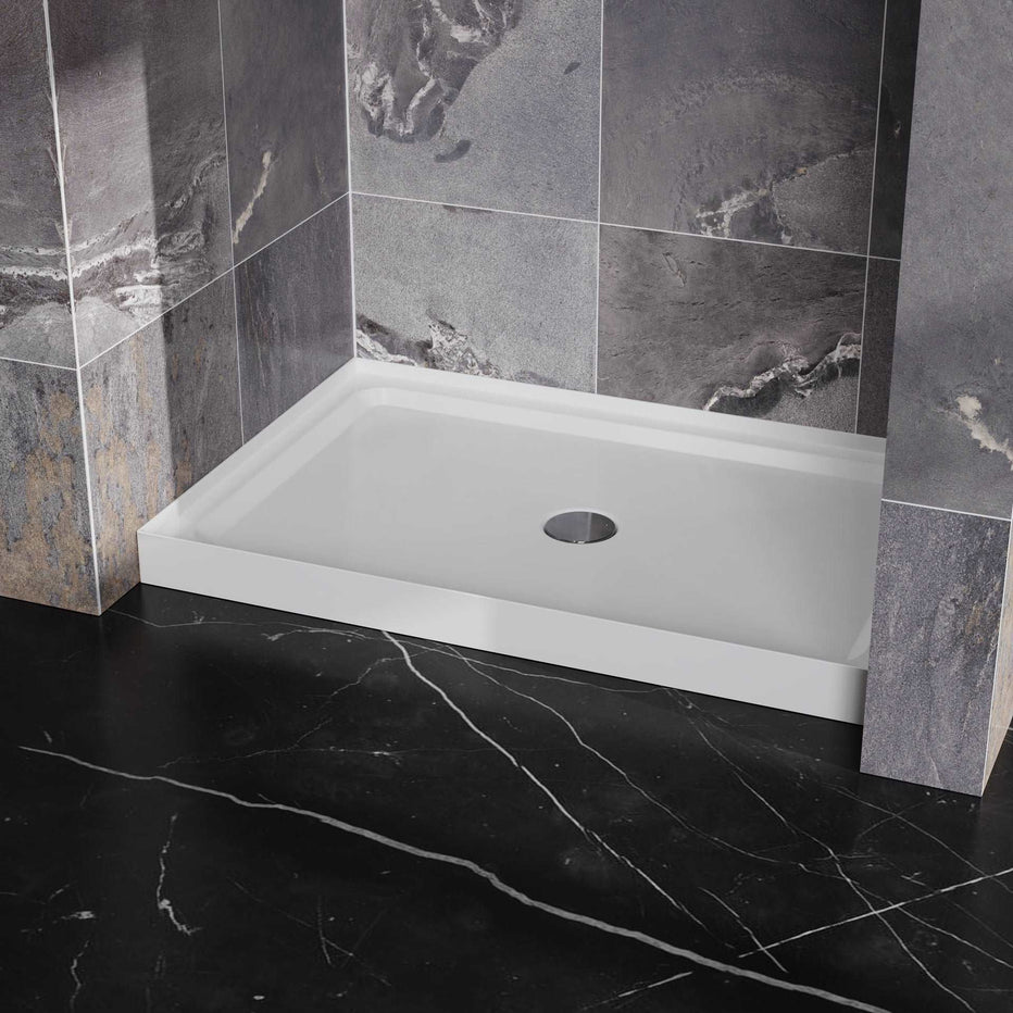 47 x 31.5 ABS & Acrylic Stand Up Shower Base