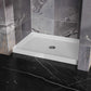 Rectangle Shower Base Pan 4-wall Alcove color:White