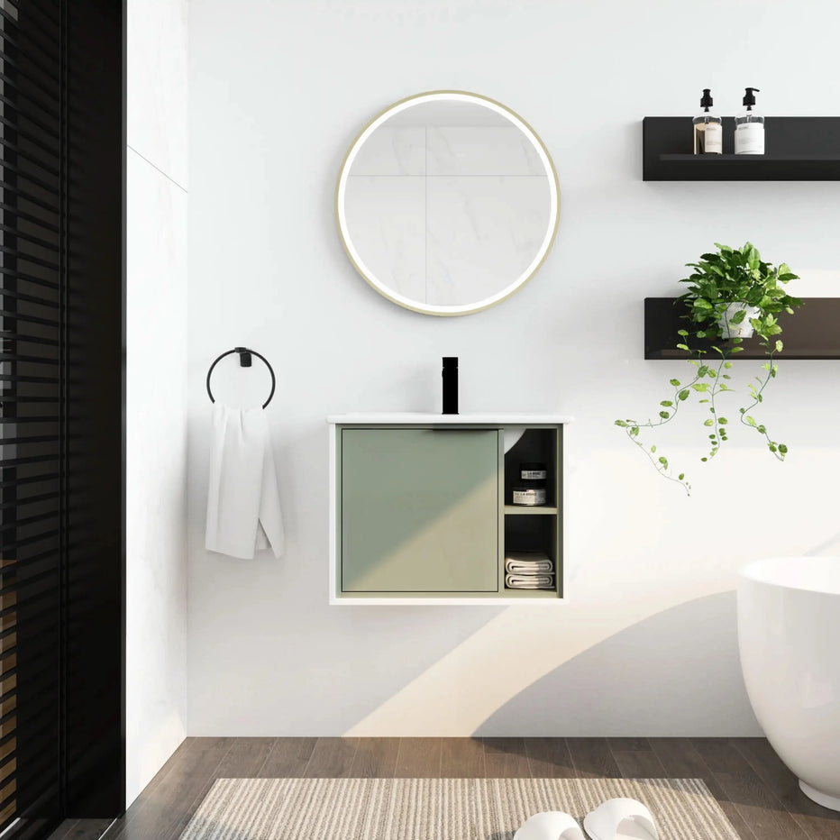 24 to 30 Inch Wood Bathroom Vanity