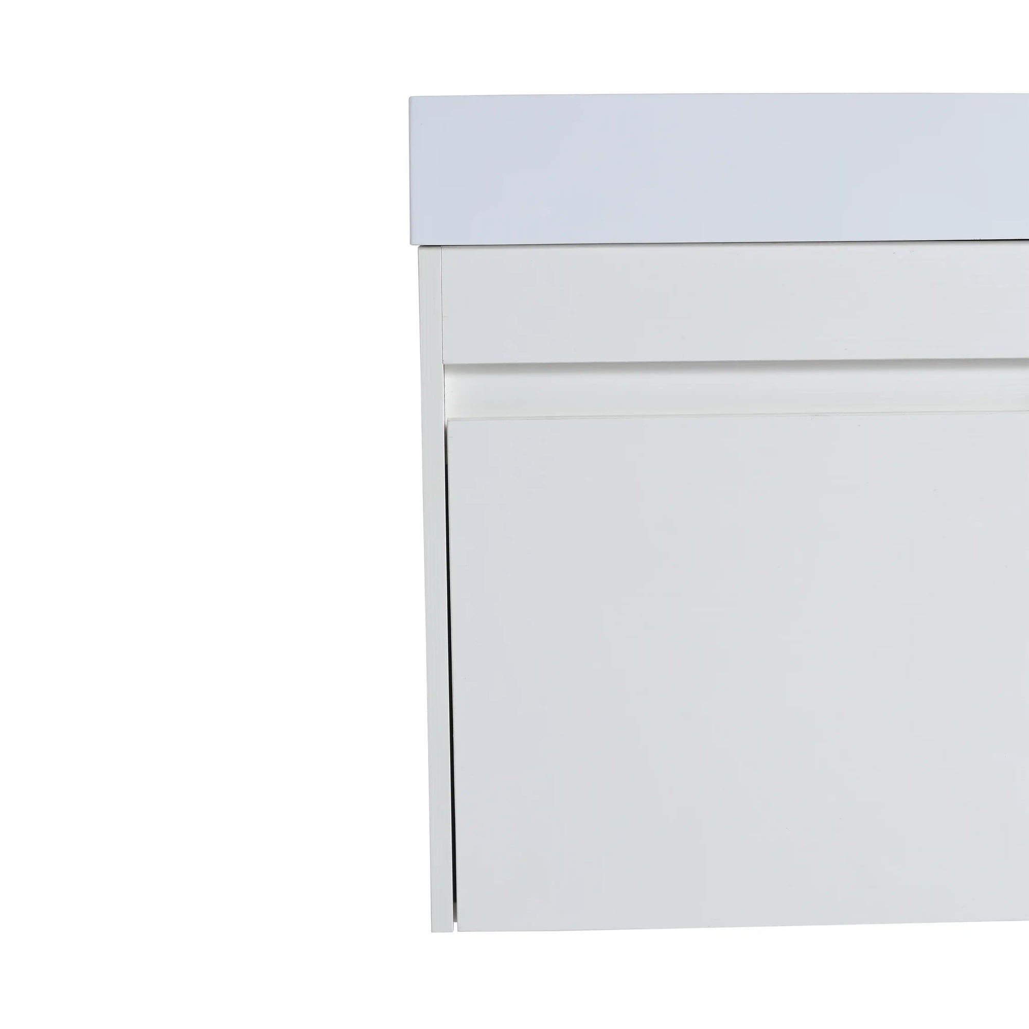 18&#39;&#39; Floating Bathroom Vanity with White Resin Sink &amp; Soft-Close Door