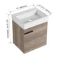 18" Bathroom Vanity with Sink color: Grey