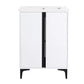 24" Freestanding Bathroom Vanity with Ceramic Sink - Modern & Compact Design color: White